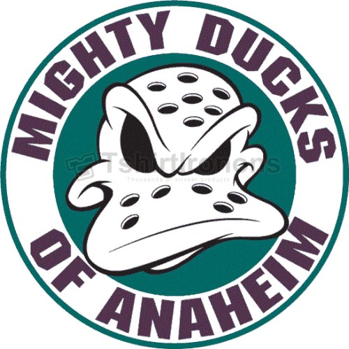 Anaheim Ducks T-shirts Iron On Transfers N60